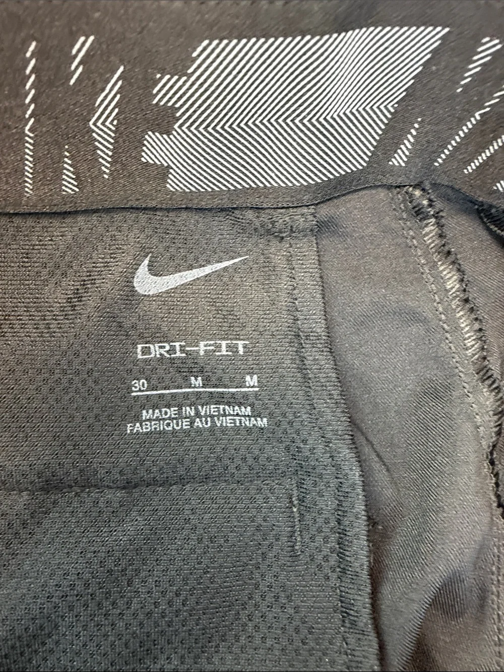Nike Men's Black Flat-Front Golf Shorts